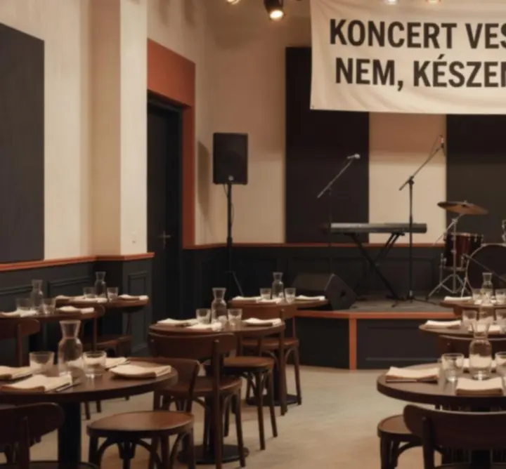 Stílusos koncerthelyszín klub hangulattal